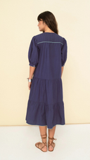 Mimi Navy Midi Dress
