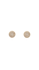 Circle Sparkly Studs