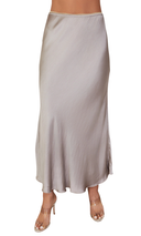Lizabeth Silky Slip Maxi Skirt