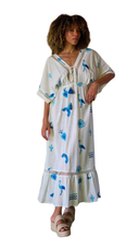 Azure Cover Up Maxi Dress