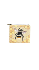Bee Beaded Coin Purse