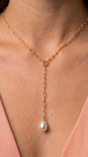 WaterPearl Y Necklace