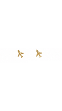 Plane Stud Earrings