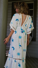 Azure Cover Up Maxi Dress
