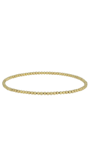 2 mm Gold Filled Beaded Stretch Bracelet