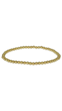 3 mm Gold Filled Beaded Stretch Bracelet