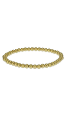 4 mm Gold Filled Beaded Stretch Bracelet