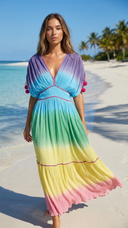 Butterfly Maxi Sundress Dress