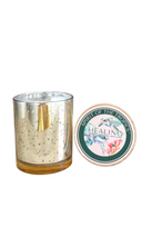 Healing Organic Mercury Glass Jar Candle