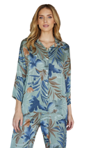 Tuscany Silky Oversized Buttondown Blouse