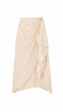 Paulina Ivory Brilliant Midi Skirt Cover Up