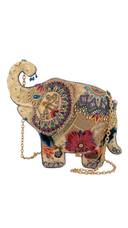 Lucky Elephant Beaded Crossbody