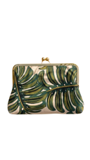 Monstera Crossbody Chain Large Clutch