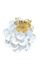 Gold Filigree Butterfly Statement Ring