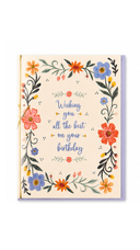 Floral Wishing You All the Best Birthday Card