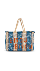 Bisou Bisou Macrame Jute Tote