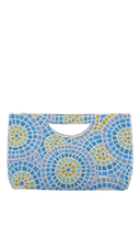 Half Moon Lisbon Beaded Clutch Crossbody