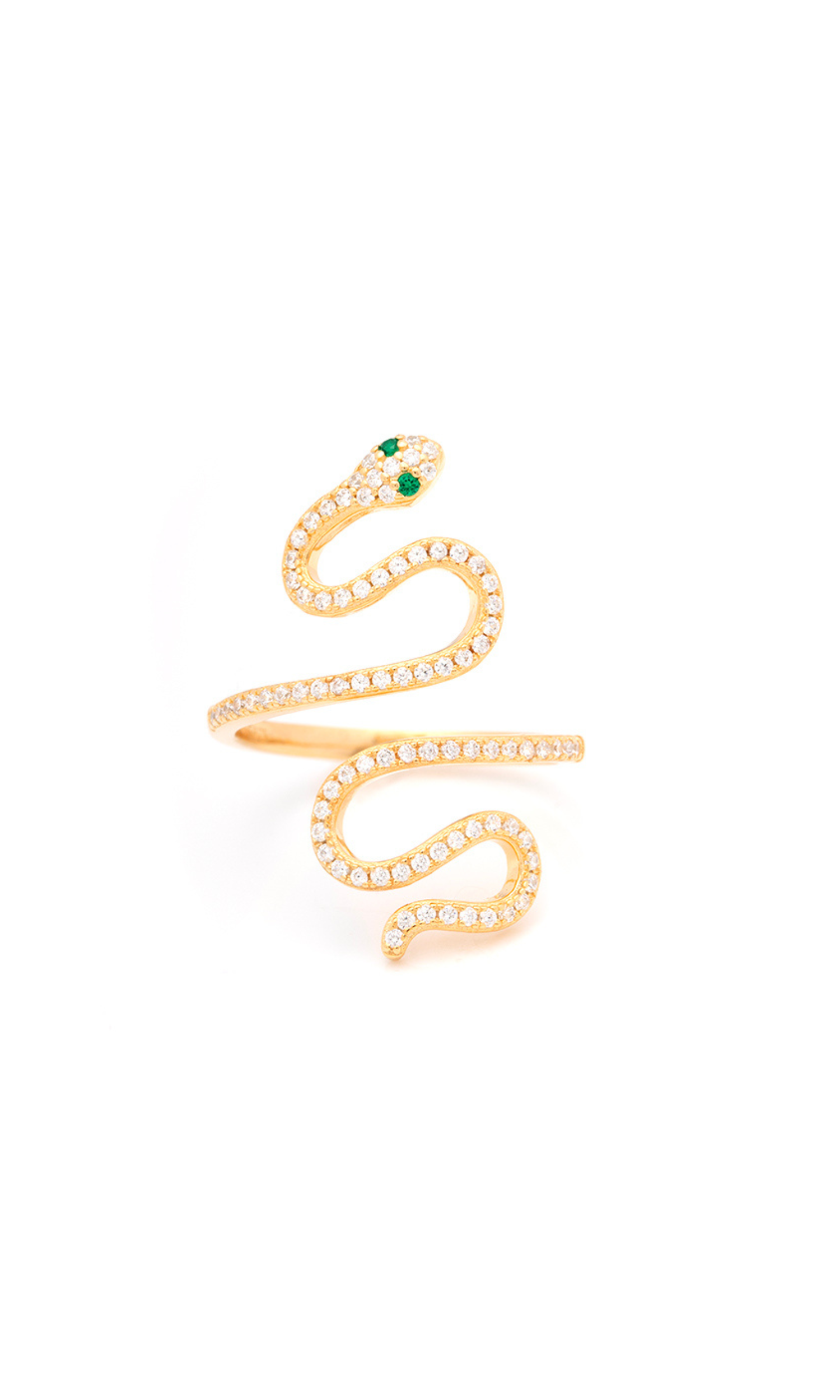 Python Gold Ring Jade-Eyed Python Ring – Island Girl Miami