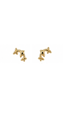 Fluttering Butterfly Stud Earrings
