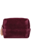 Cardinal Plum Velvet Pouch