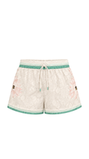Sling Flower Poplin Shorts