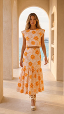 Leonesa Embroidered Cotton Set