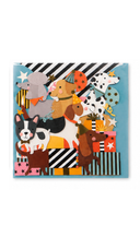 3D Multi Dogs Foldable Birthday Card