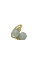 Aqua Jade Statement Ring