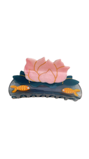 Lotus Flower Hair Claw Clip