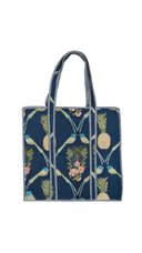 Bird Cotton Traveler Tote and Pouch Set