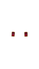 Milano Ruby Stone Studs