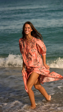 Sonmer Sofia Coral Maxi Dress