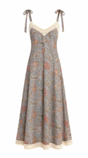 Sonmer Lucie Blue Midi Dress
