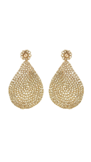 Garota Gold Woven Beaded Earrings