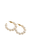 Small Waterpearl Hoop Earrings