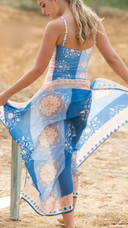 Pacific Coast Blue Sarong