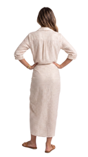 Paulina Ivory Oversized Lurex Blouse