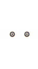 Lucky Eye Round Stud Earrings