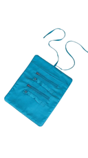 Iris Florals Velvet Jewelry Travel Pouch