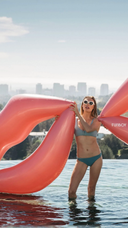 Metallic Lips Funboy Pool Float