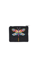 Black Dragonfly Coin Purse