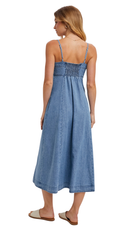 Savannah Denim Midi Dress