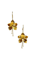 Daingly Amaryllis Flower Earrings