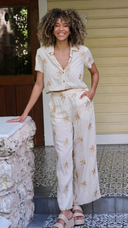 Gold Palms Pants