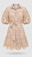 Theodora Pink Mini Dress