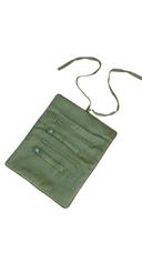 Midnight Orchid Florals Velvet Jewelry Travel Pouch