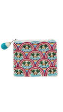 Palms Beaded Coin Purse