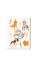 Let's Paw-ty Birthday Card