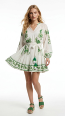 Green Anika Mini Dress