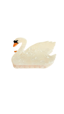 White Swan Hair Claw Clip